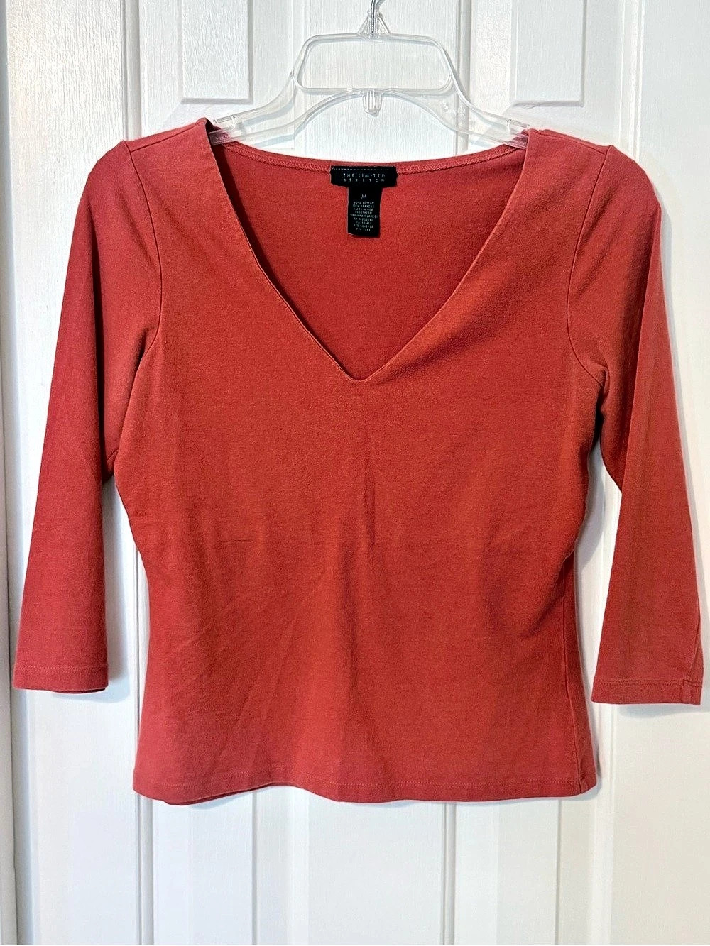 The Limited V-Neck quarter length Sleeve Top